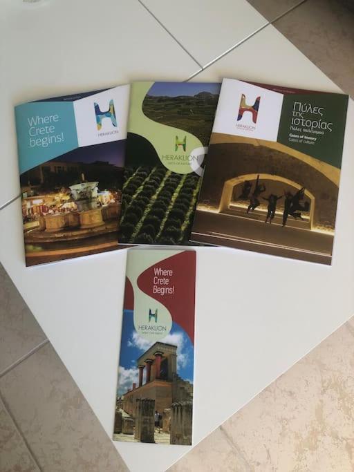 Εα City Skyline Veranda Lejlighed Iraklio Eksteriør billede