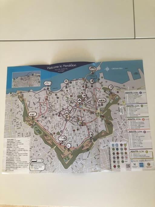 Εα City Skyline Veranda Lejlighed Iraklio Eksteriør billede