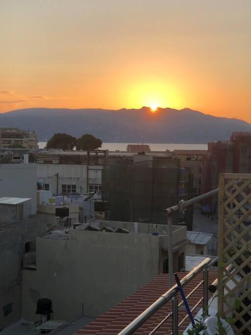 Εα City Skyline Veranda Lejlighed Iraklio Eksteriør billede